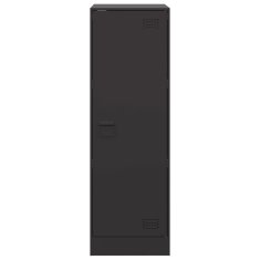 Vidaxl Komoda črna 34,5x39x107 cm jeklo