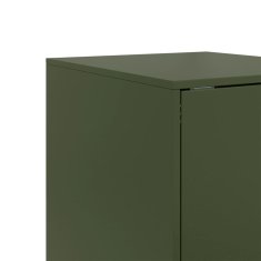 Vidaxl Komoda olivno zelena 34,5x39x73 cm jeklo
