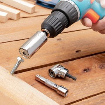 UNBRANDED Universal Socket Wrench with Accessories Uniscrew InnovaGoods