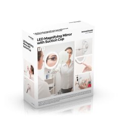 InnovaGoods LED magnifying mirror with Flexible Arm and Suction Pad Mizoom InnovaGoods 