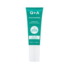 Q+A Zaščitna krema za kožo z niacinamidom SPF 50 Niacinamide (Balancing Daily Sunscreen) 50 ml