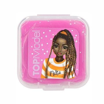 Top Model Plastelína s flitry , Světle růžová, Christy