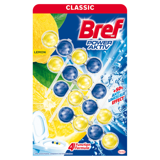 Bref Power Aktiv Quattro Lemon, 4x 50g