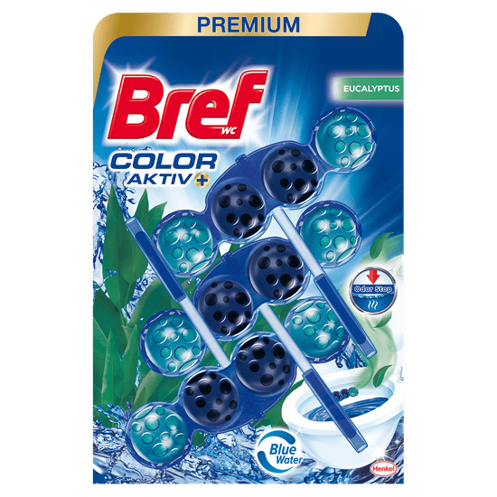 Bref Blue Aktiv Eucalyptus, 3 x 50 g