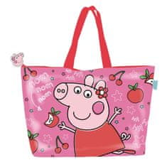 Ljubki dom Otroška torba za plažo PEPPA PIG FRUITS, roza