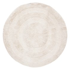 Ljubki dom Bela okrogla preproga SPIRALE 120 cm