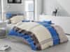 Ljubki dom Bombažna posteljnina DANIELA modra