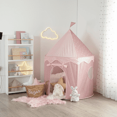 Ljubki dom Otroški šotor POP-UP roza