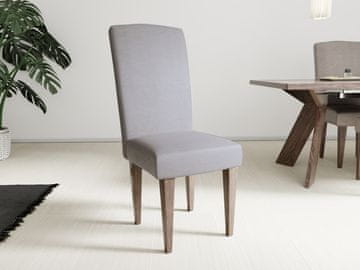 Ljubki dom Raztegljiva prevleka za stol sedalo z naslonom Classic siva