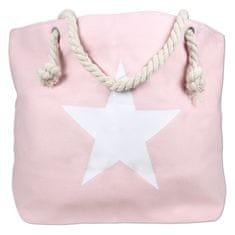 Ljubki dom Torba za na plažo PINK STAR, roza