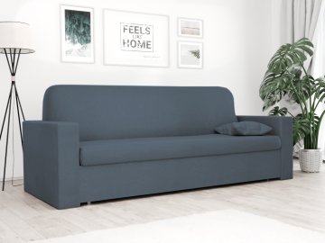 Ljubki dom Raztegljiva prevleka za sedežno garnituro za 3 Classic modra