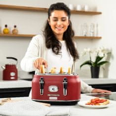 Westinghouse Retro Red 4 Slice opekač kruha