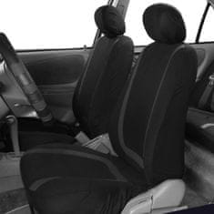 Mormark Avtoprevleke, Prevleke sedežev za avto, Zaščita sedežev, Univerzalne (8- delni set, Črna) | CARFIT
