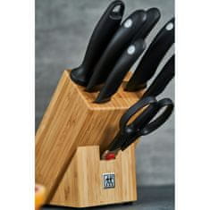 Zwilling J.A.Henckel style 8 kuhinjskih nožev EL iz nerjavečega jekla v bloku z brusilnikom in škarjami