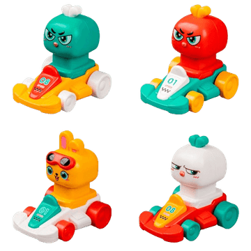 CAB Toys Igrača za otroke mini avtomobilčki 4 kos