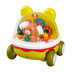 CAB Toys Navijalni avto za otroke Medvedík - zelen