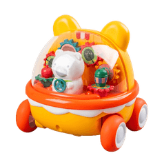 CAB Toys Navijalni avto za otroke Medvedík - rumen