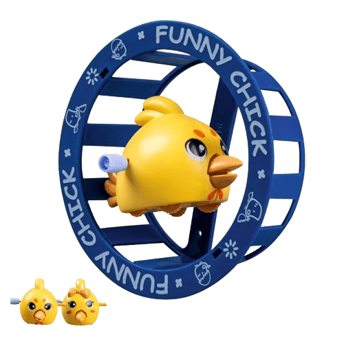 CAB Toys Raztegljiva smešna piščančja modra
