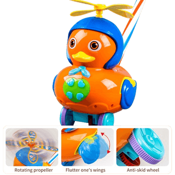 CAB Toys Račja hoja s propelerjem oranžna