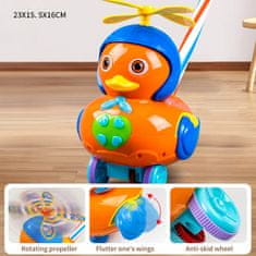 CAB Toys Račja hoja s propelerjem oranžna