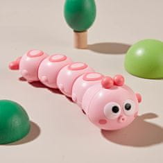 CAB Toys Raztegljiva gosenica roza