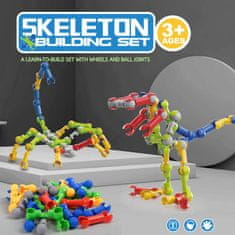 CAB Toys Gradbeni komplet Skeleton 70 delni set