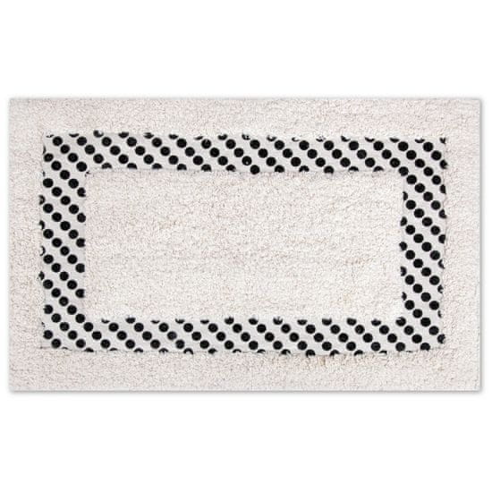 Ljubki dom Bombažna kopalniška podloga POLKA DOTS 50x80 cm