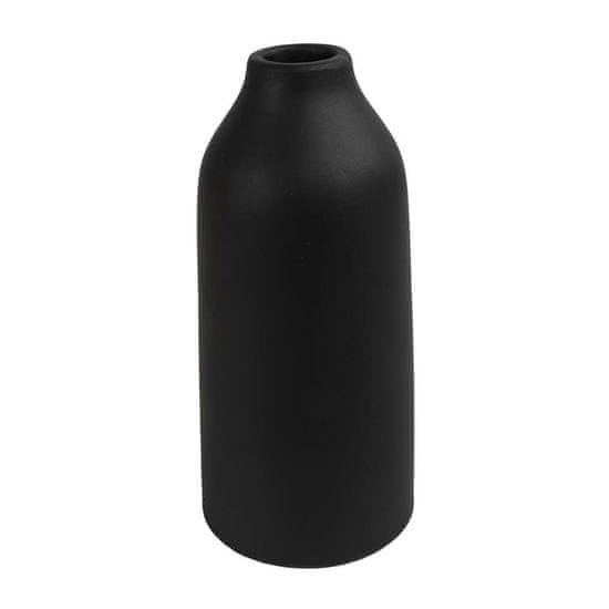 Ljubki dom Črna keramična vaza DEBBIE 23 cm