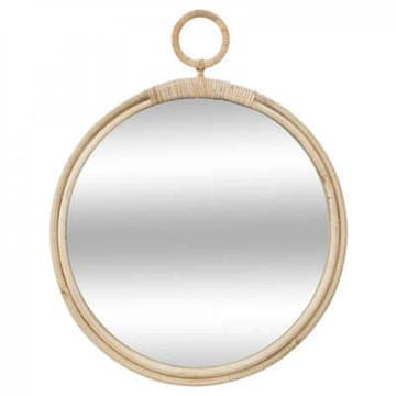Ljubki dom Okroglo ogledalo RATTAN iz ratana