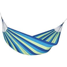 Ljubki dom Modro-zelena viseča mreža HAMMOCK za 2 osebi 200x150 cm