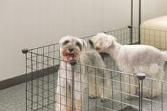 Korbi Modularna kovinska ograja za moške živali 105x105cm