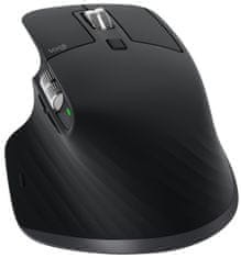 Logitech MX Master 3 miška, brezžična, unifying, darkfield, 4000 DPI, polnilna