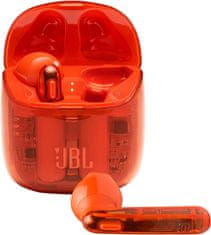 JBL Tune 255TWS BT5.0 In-ear slušalke z mikrofonom, oranžne
