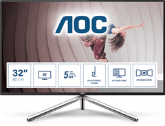 AOC U32U1 31,5" IPS 4k monitor - dizajn Studio F.A. Porsche