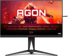 AOC Agon AG275QX 27" IPS 170Hz QHD HDR400 gaming monitor