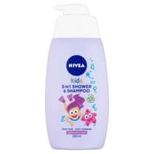Nivea Nivea - 2 in 1 Shower Shampoo - Baby shower gel and shampoo 2 in 1 with the aroma of forest fruits 500ml 