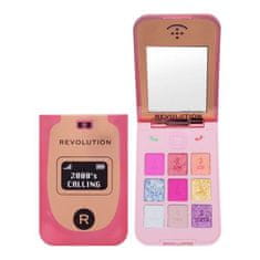 Makeup Revolution Y2K Baby Flip Phone Eyeshadow Palette senčilo za oči 3.6 g Odtenek 2000's calling