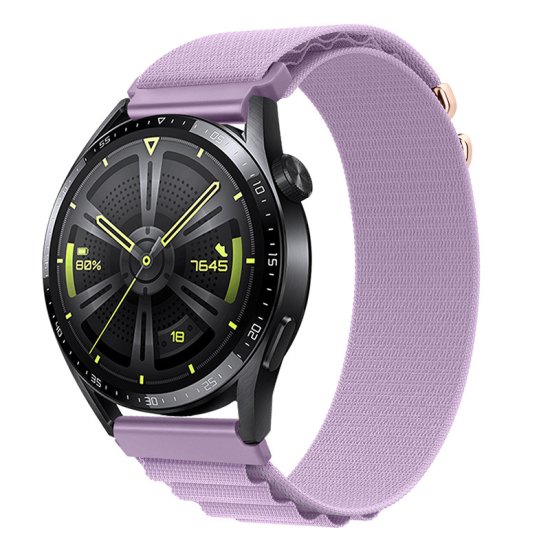 BStrap Nylon Loop pašček za Garmin Vivoactive 5, lavender