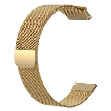 BStrap Milanese pašček za Garmin Vivoactive 5, gold
