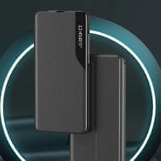 MG Eco Leather View knižkové puzdro na Samsung Galaxy S24 Plus, čierne