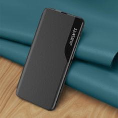 MG Eco Leather View knižkové puzdro na Samsung Galaxy S24 Plus, čierne