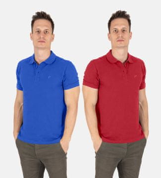 PANTONECLO Polo majica za moške 2 kosi v paketu