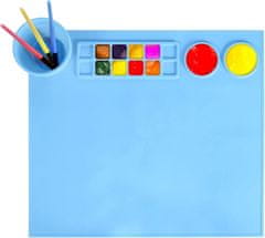JOJOY® Podloga za slikanje in ustvarjanje, Silikonska podloga, Zaščitna podloga (Modra, 38 x 43 cm) | ARTMAT
