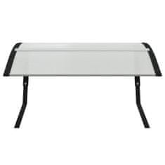 Vidaxl Garaža za robotsko kosilnico črne barve 80x101x46 cm