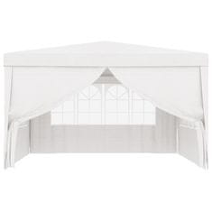 Vidaxl Profesionalen vrtni šotor s stranicami 4x4 m bel 90 g/m²