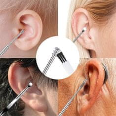 Netscroll 7-delni set s priborom za varno čiščenje ušes 1+1 GRATIS, EarCleaningKit