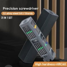 RofHaus Profesionalni komplet natančnih izvijačev PrecisionMaster 31v1