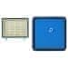 Nedis s filtri HEPA/ filter HEPA/ motorni filter/ Philips/ H11/ modro-bela
