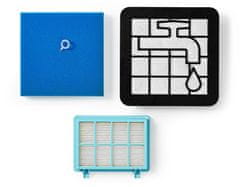 Nedis s filtri HEPA/ filter HEPA/ motorni filter/ Philips/ H11/ modro-bela