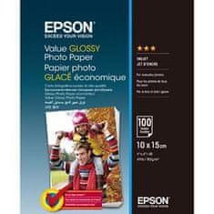 Epson Value Glossy Photo Paper 10x15cm 100 listov C13S400039